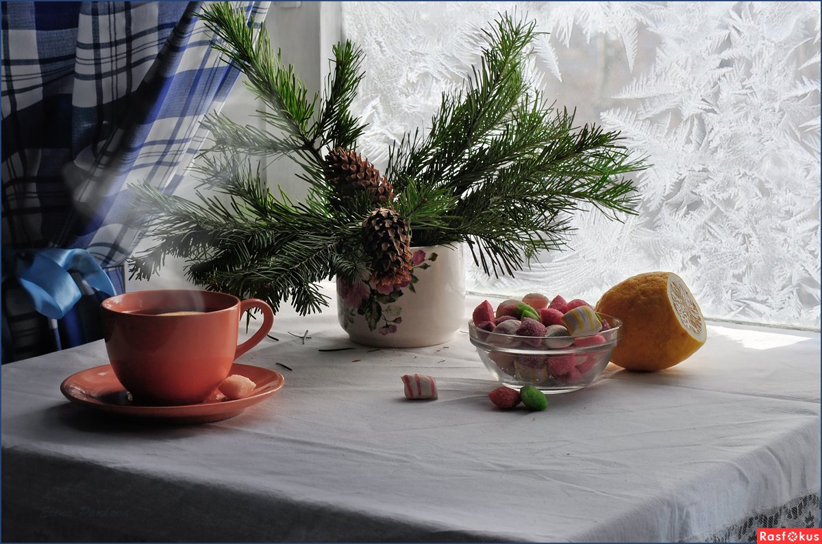 Натюрморт зимний с чаем