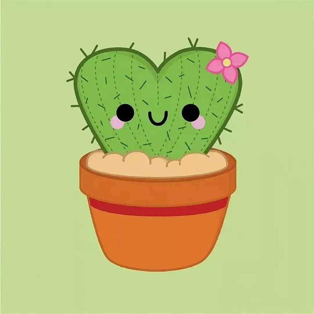 Крошка ева и Спайк Кактус