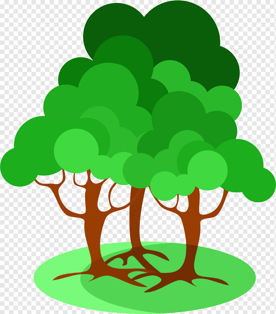 Дерево мультяшное