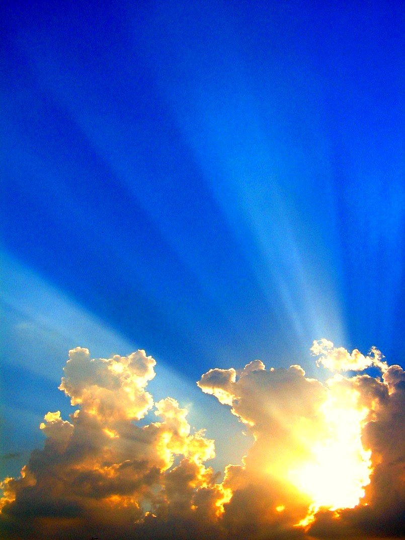 Голубое небо