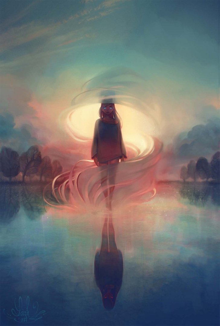 Девушка спокойствие