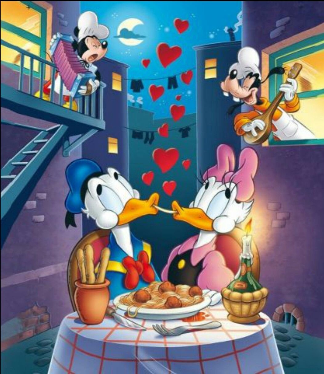 Дональд дак и Дейзи