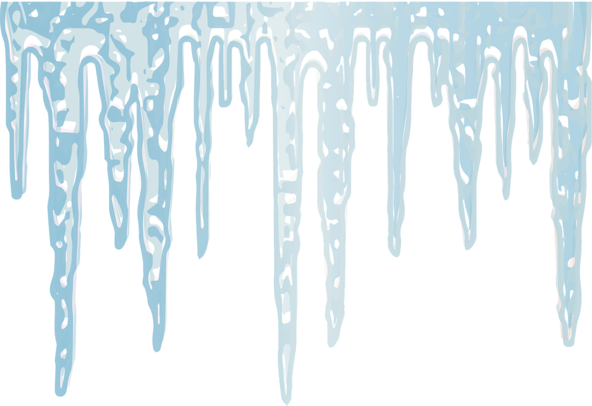 Прозрачные сосульки