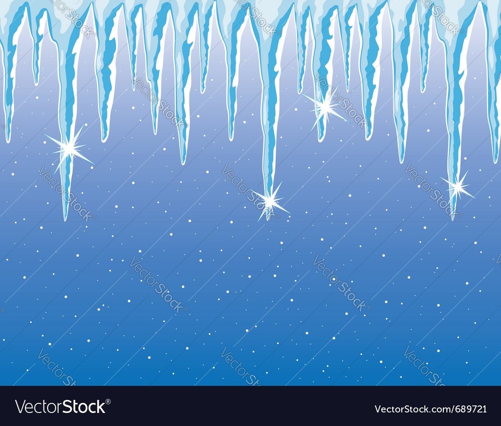 Синие сосульки