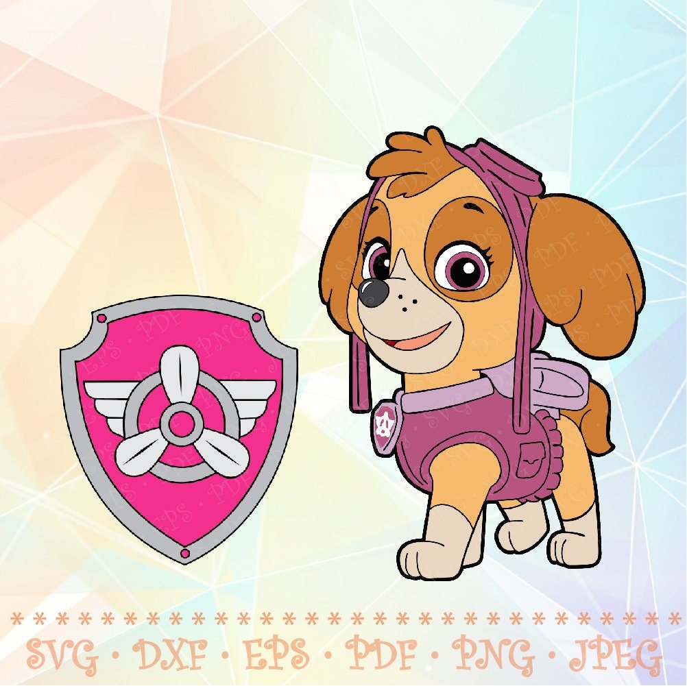 Скай Щенячий патруль рисунок