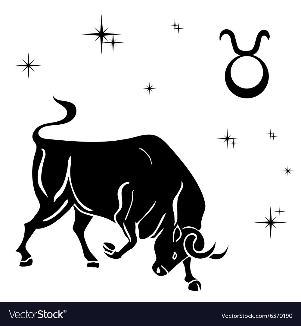 Телец знак зодиака силуэт