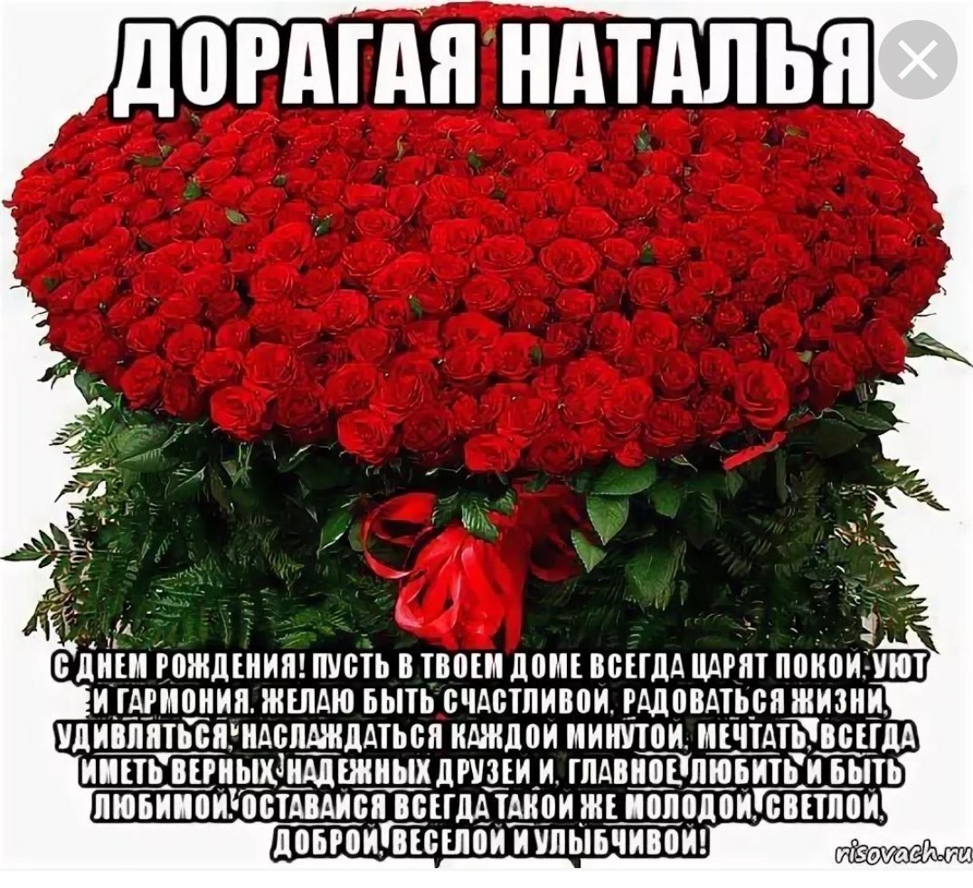Открытки с днём рождения Наташа