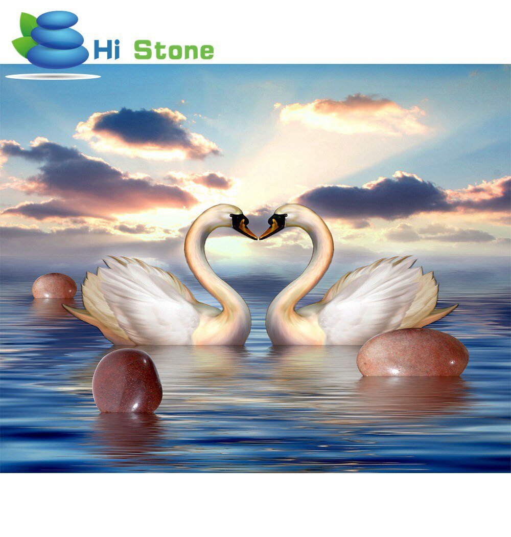 Фотопечать лебеди