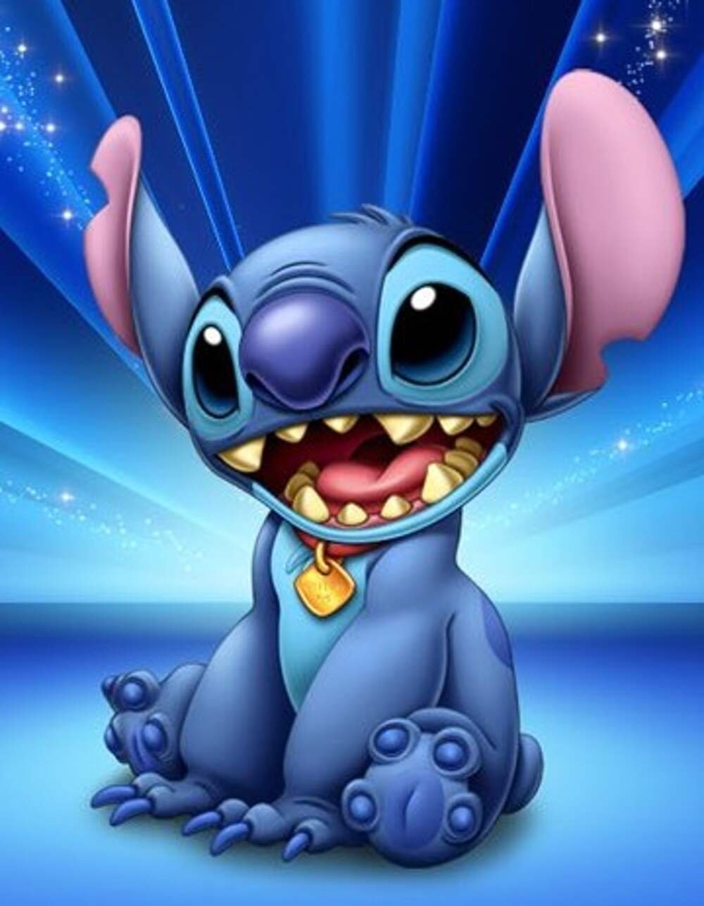 Объёмный рисунок Стич