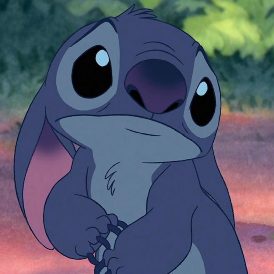 Грустный Стич из Лило и Стич