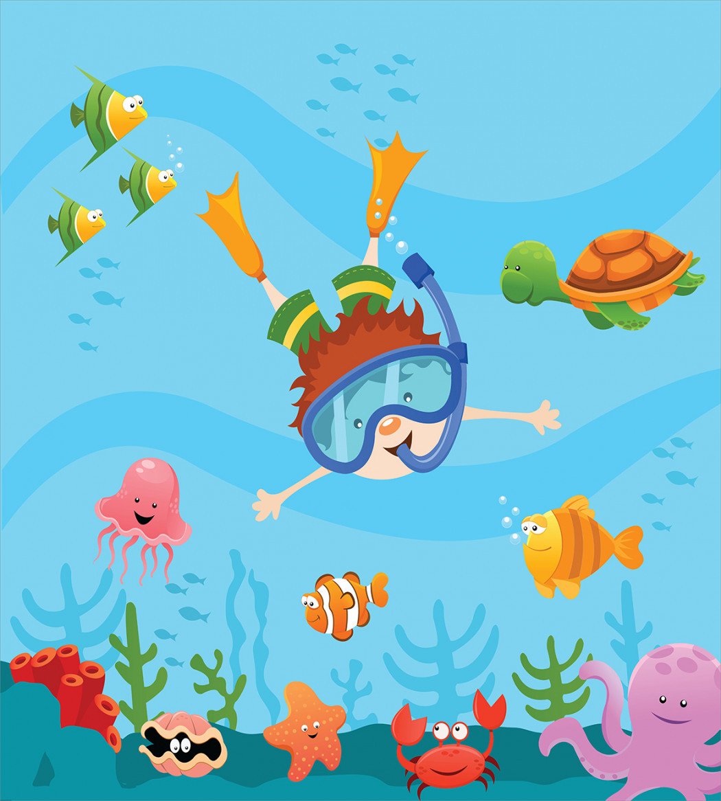 Путешествие под водой для детей