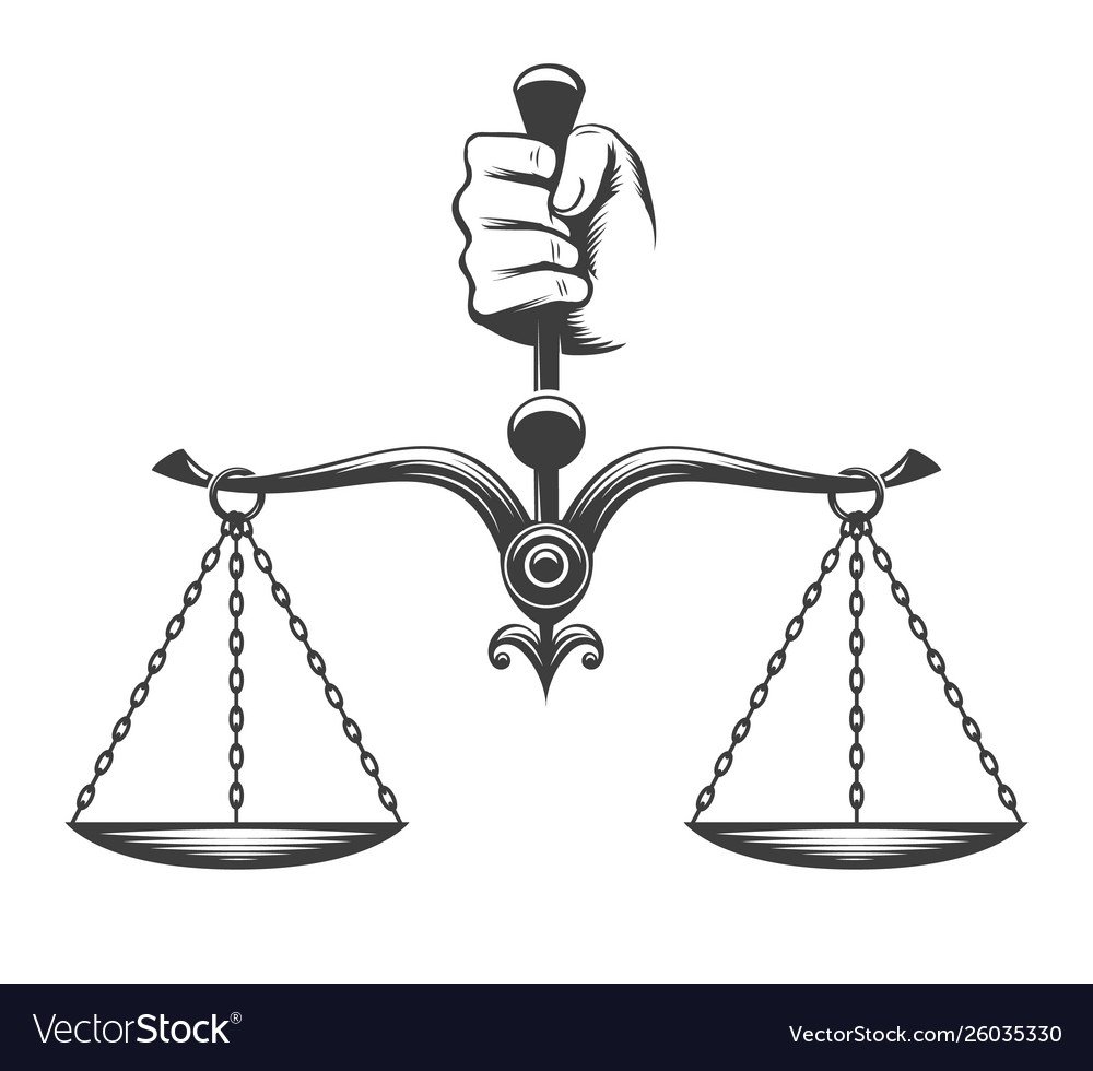 Весы без фона