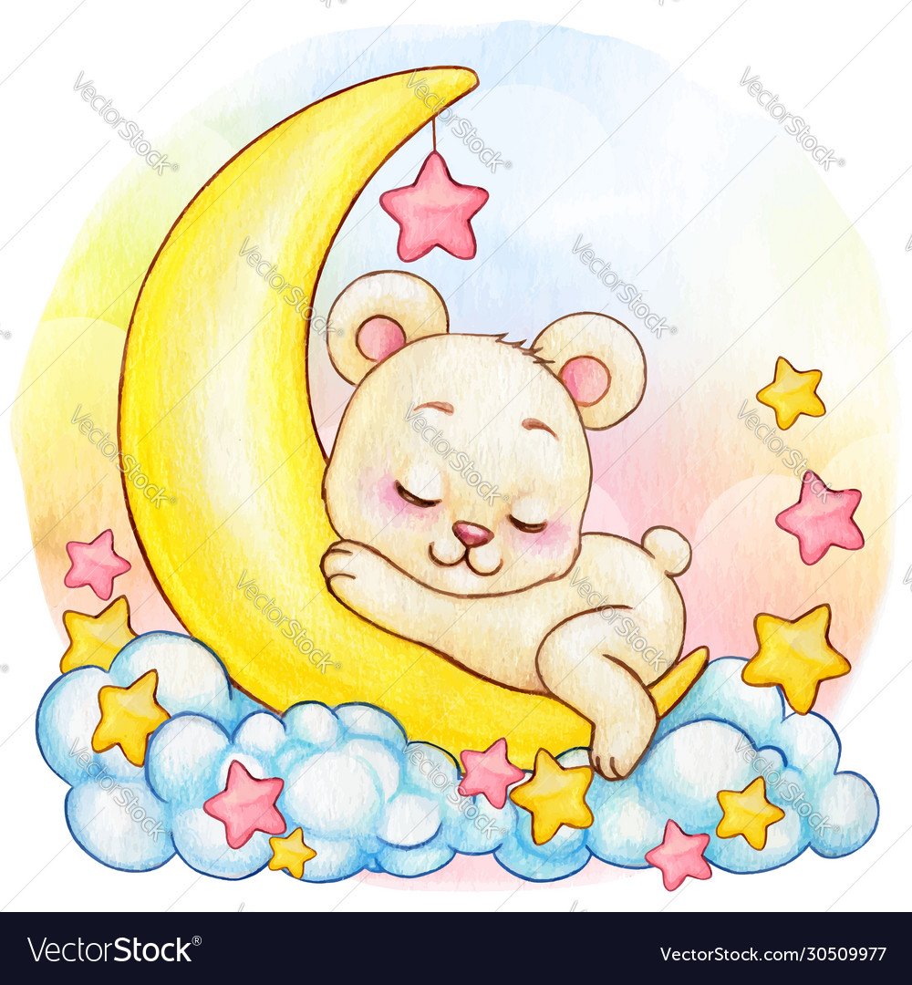 Медвежонок на месяце