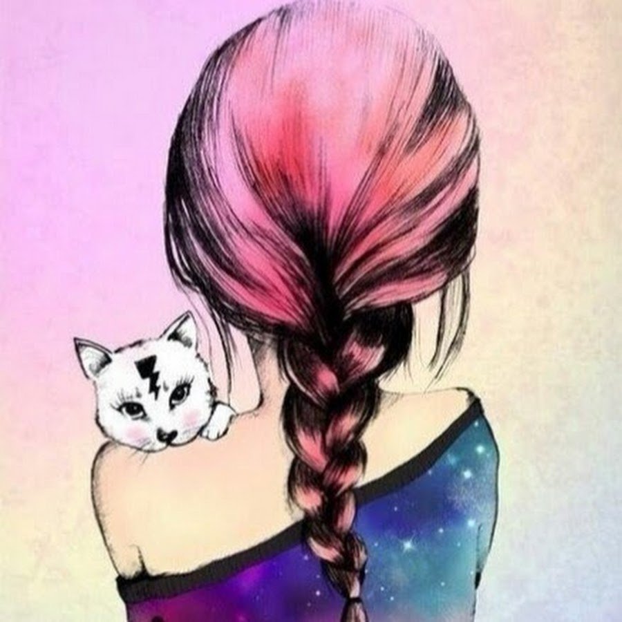 Курящая девушка в маске