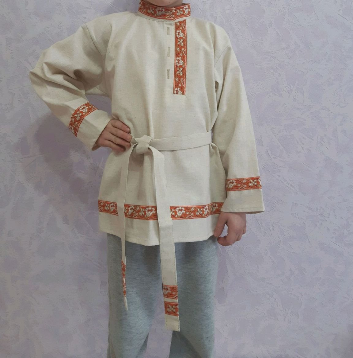 Узор для рубахи для детей