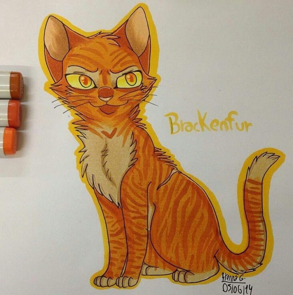 Скетчинг коты Воители