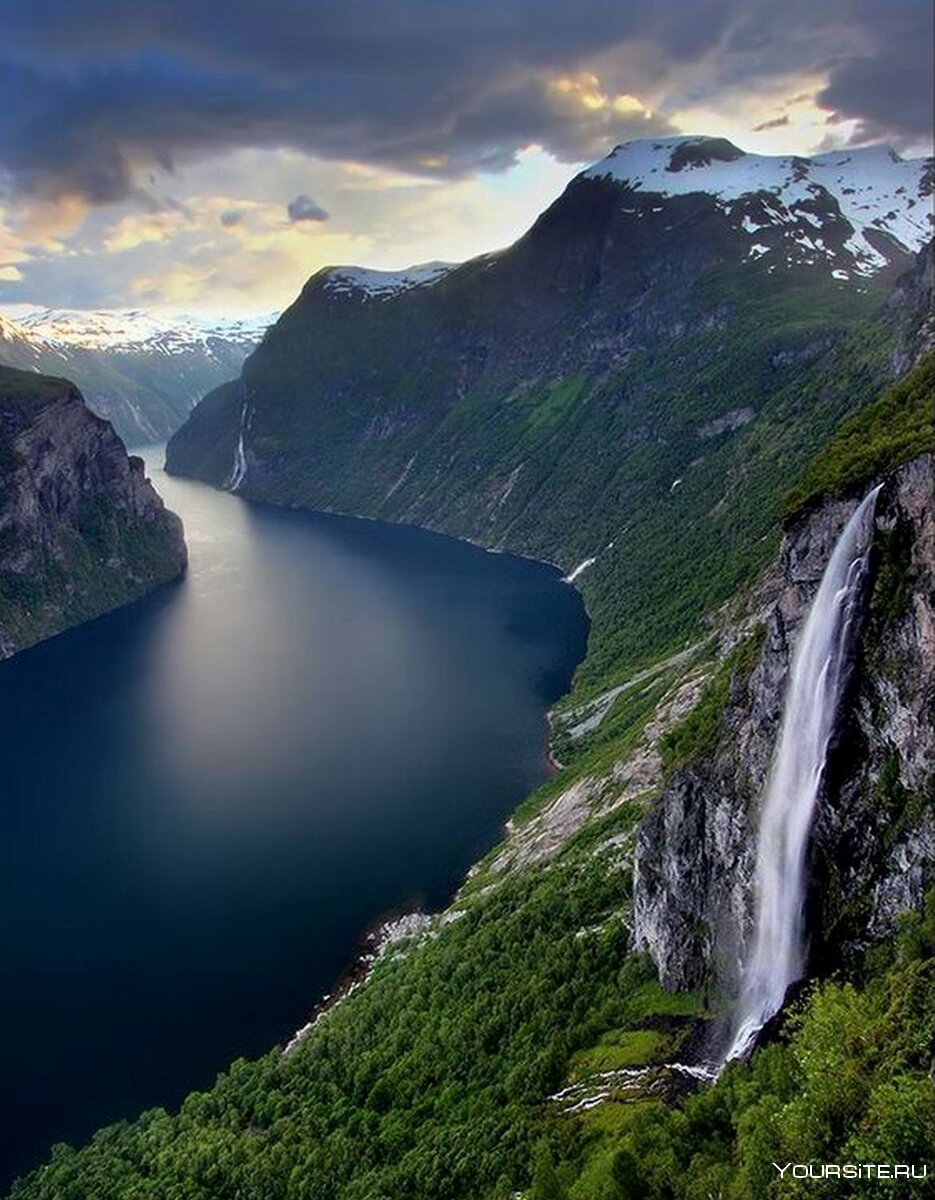 Лофотены Норвегия фьорды