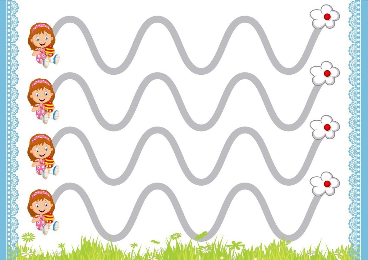 Графомоторные дорожки лабиринты