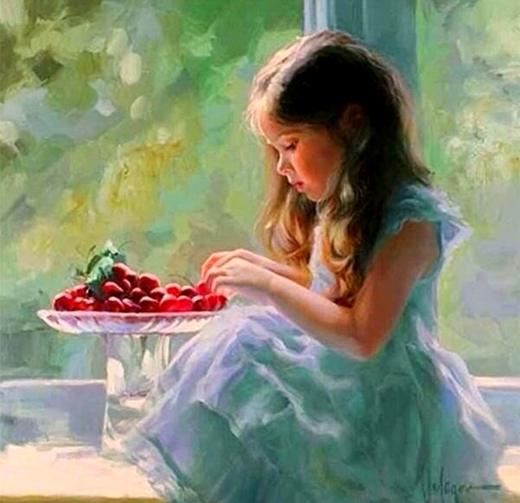 Волегов Владимир художник картины девочка