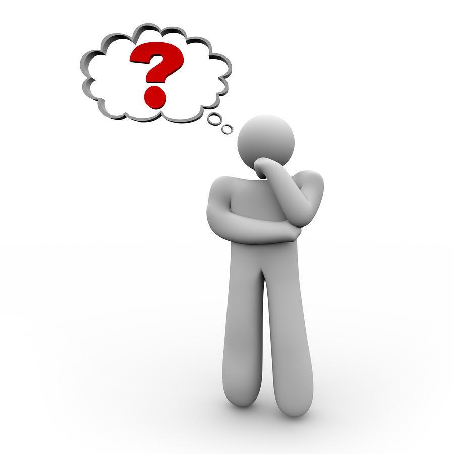 Человечек в раздумьях