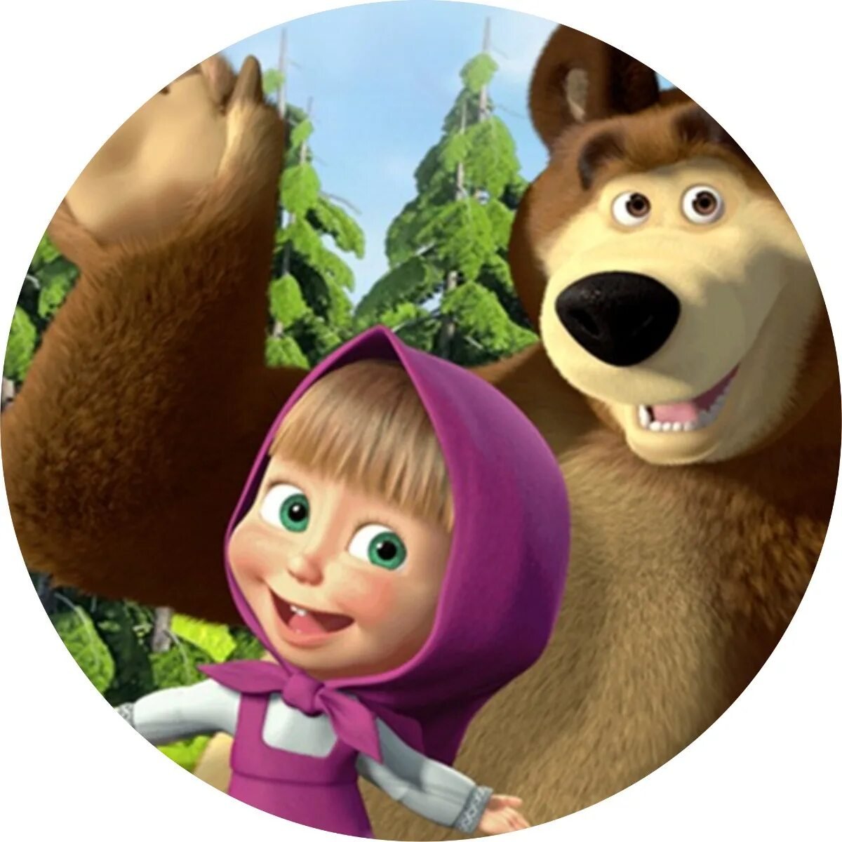 Маша и медведь круг