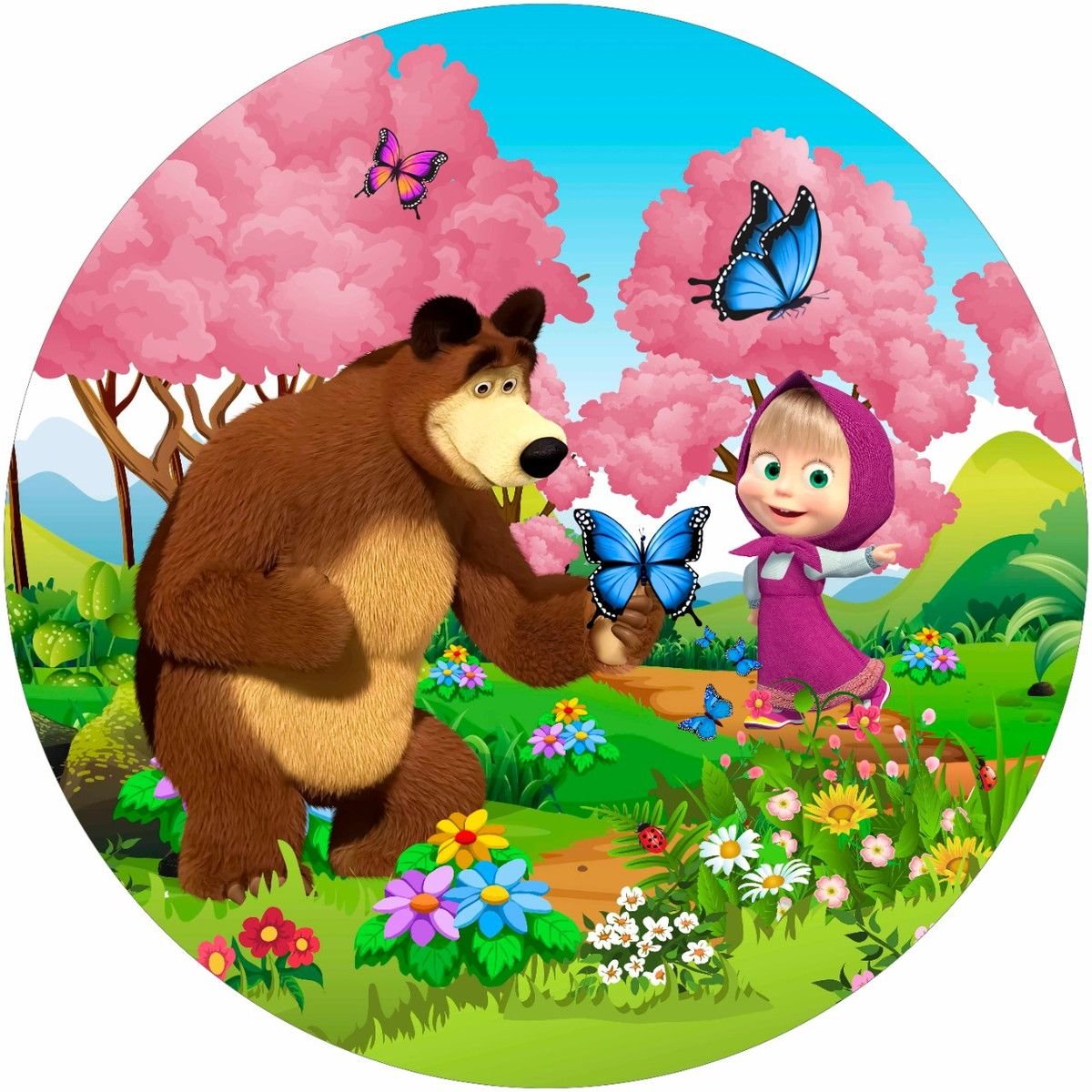 Маша и медведь арты