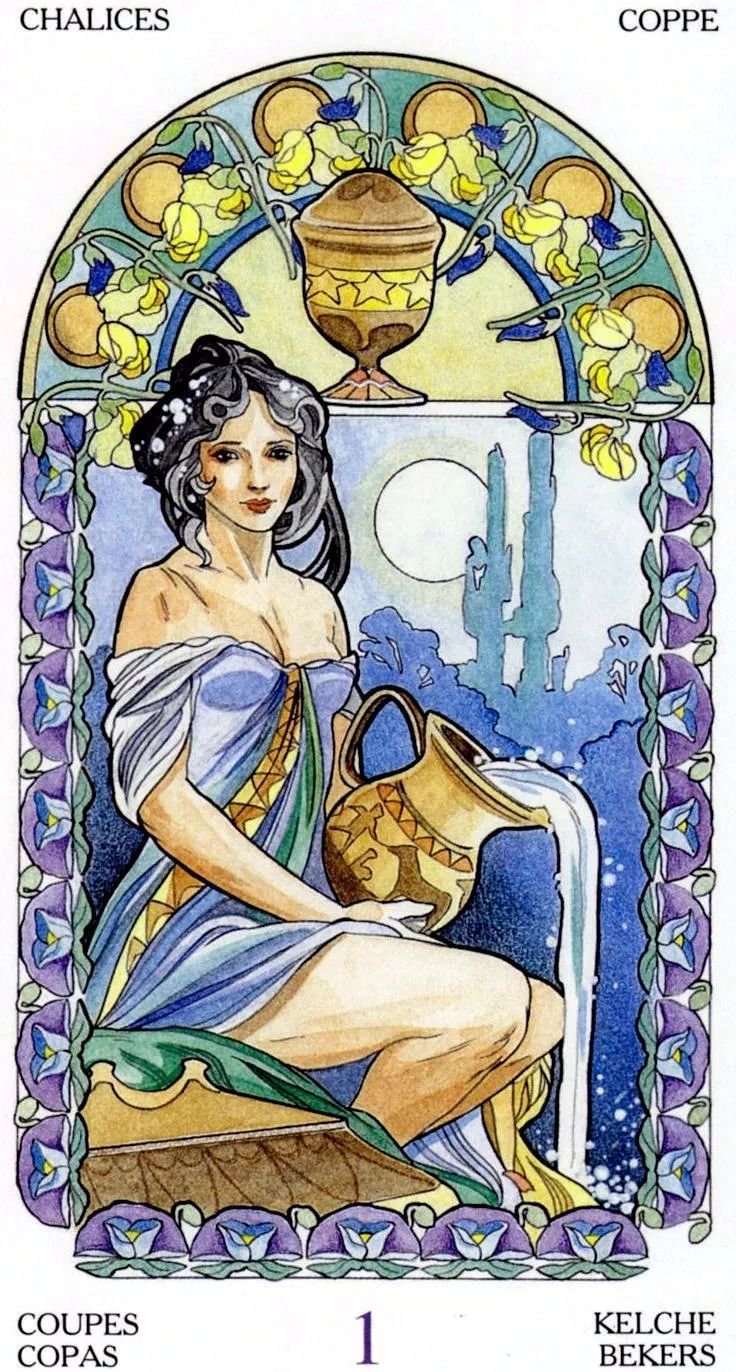 Туз кубков Таро Уэйта