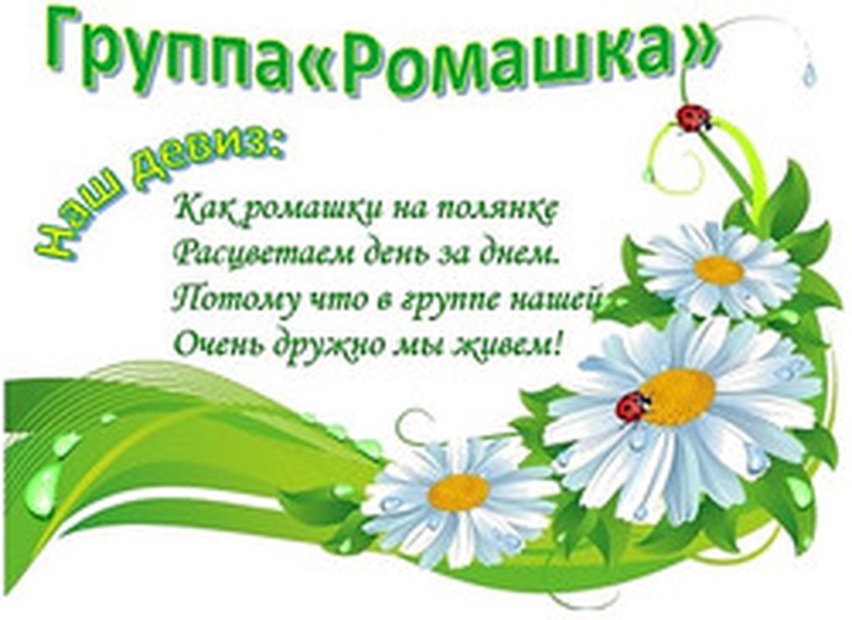 Группа Ромашка в детском саду
