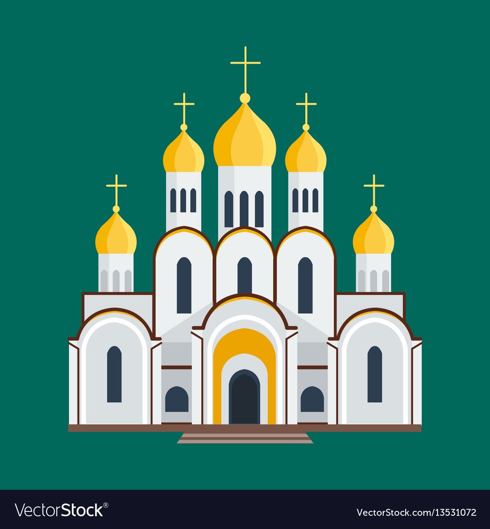 Церковь мультяшная