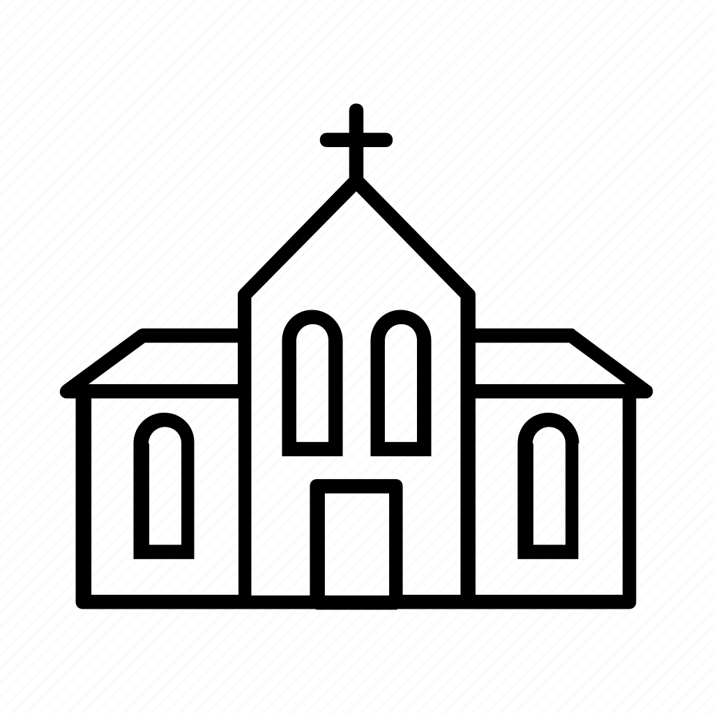 Церковь раскраска