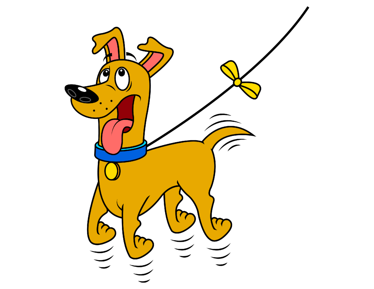 Мультяшные желтые собаки