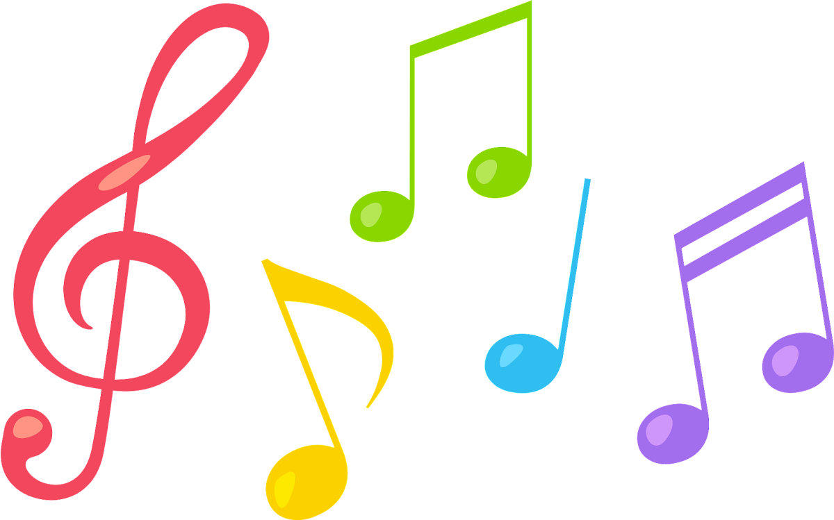 Цветные нотки для детей