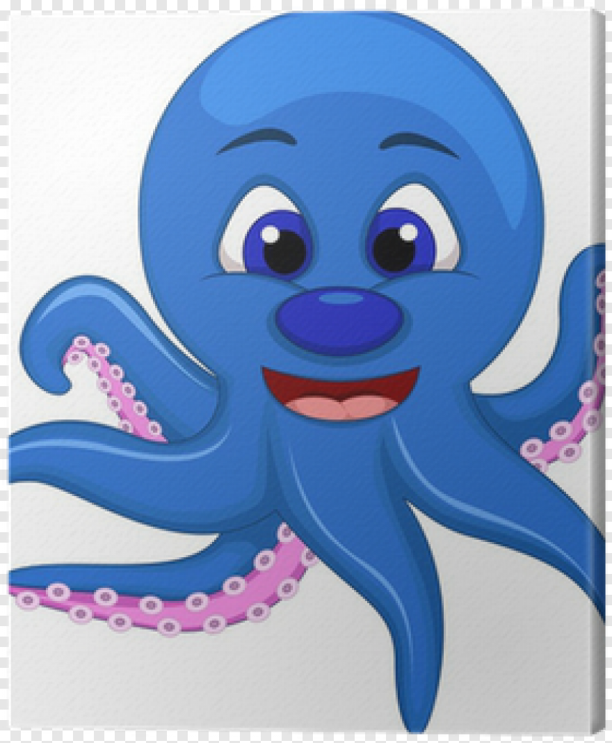 Милый синий Осьминожка