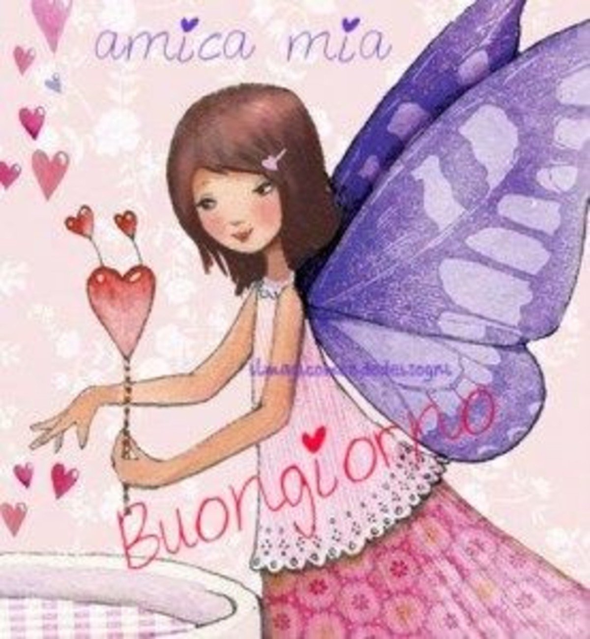 Фея в зеленом на прозрачном фоне