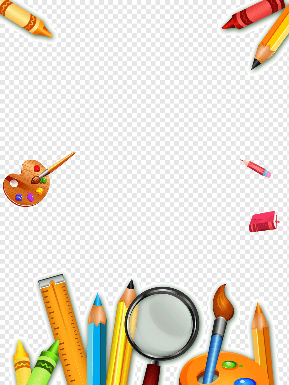 Рамка школьные принадлежности