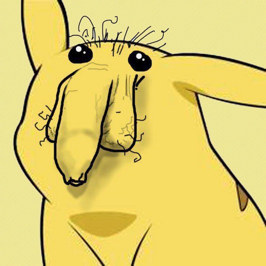 Пикачу с членом