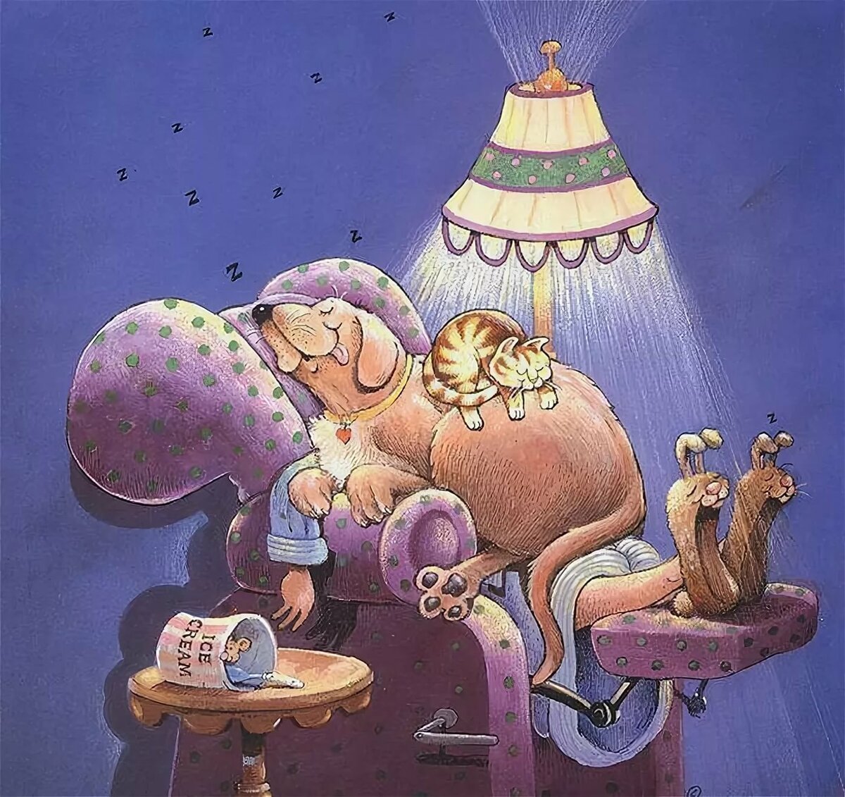 Забавные коты - художник Gary Patterson