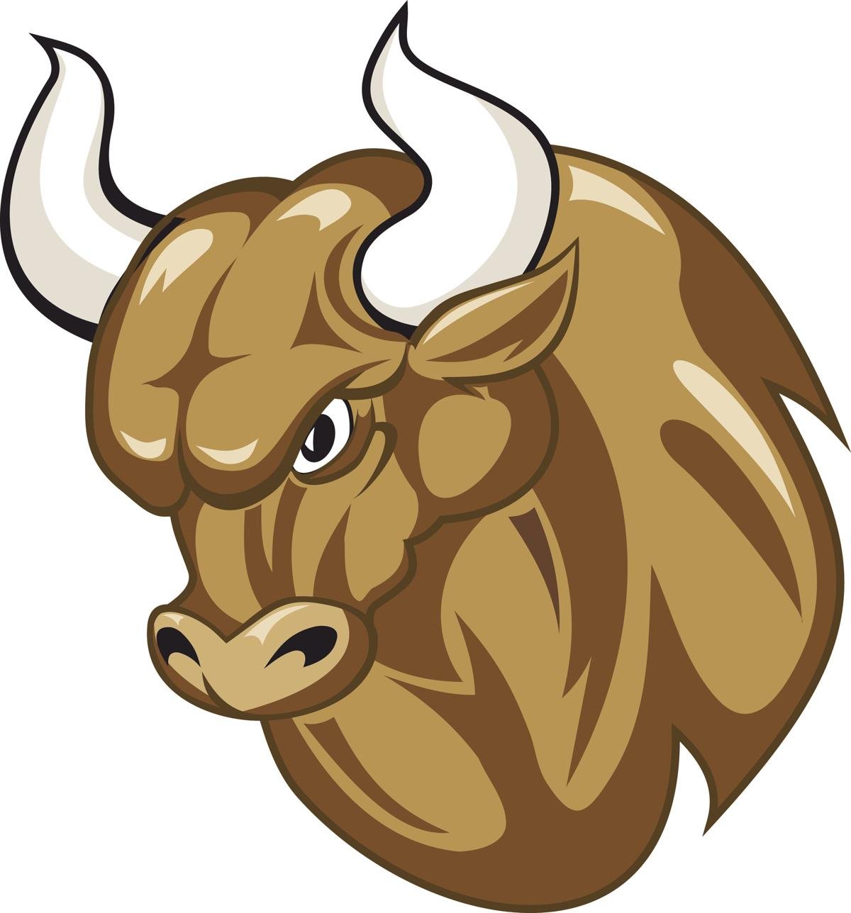 Голова новогоднего быка