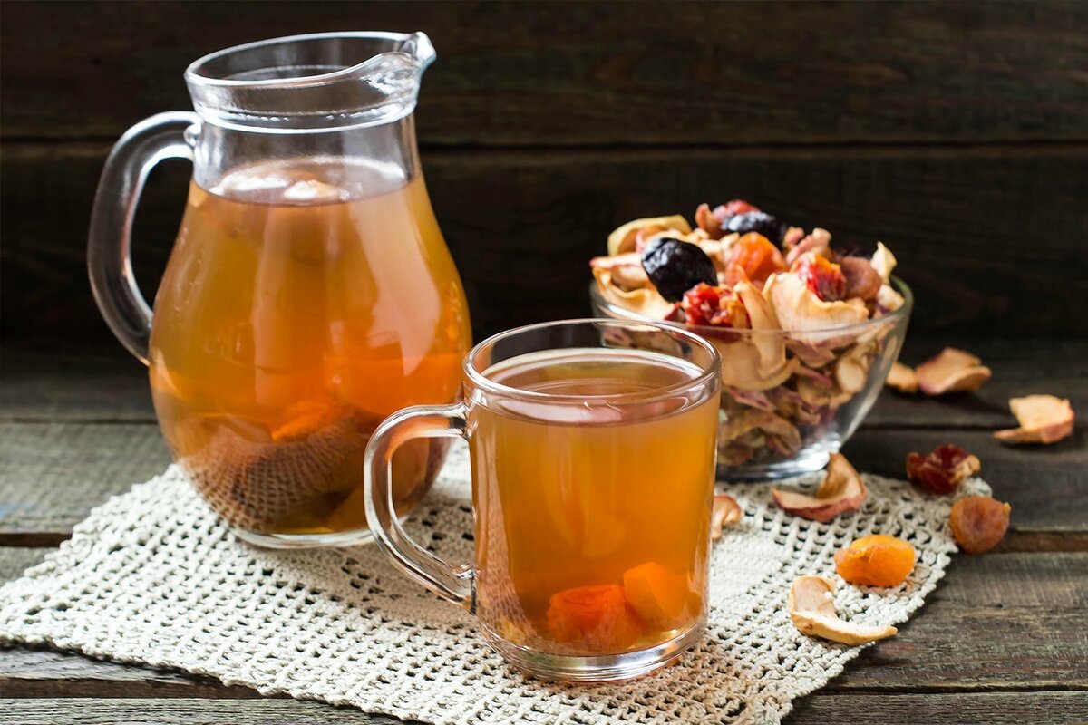 Взвар (узвар) - компот из сухофруктов и ягод