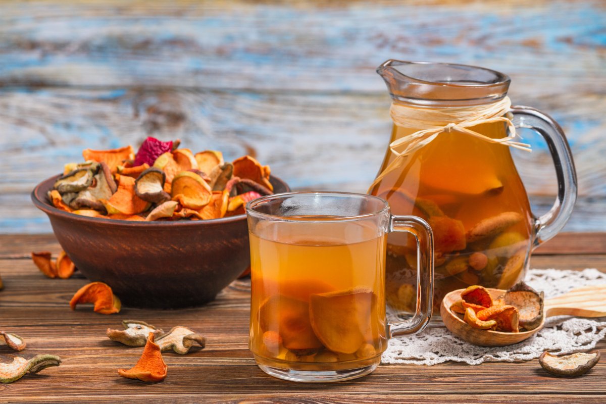 Холодный компот из сухофруктов