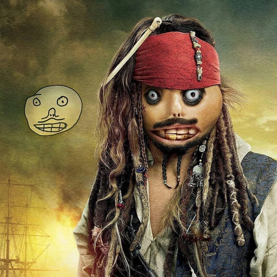Джонни Депп пираты Карибского моря смешные моменты