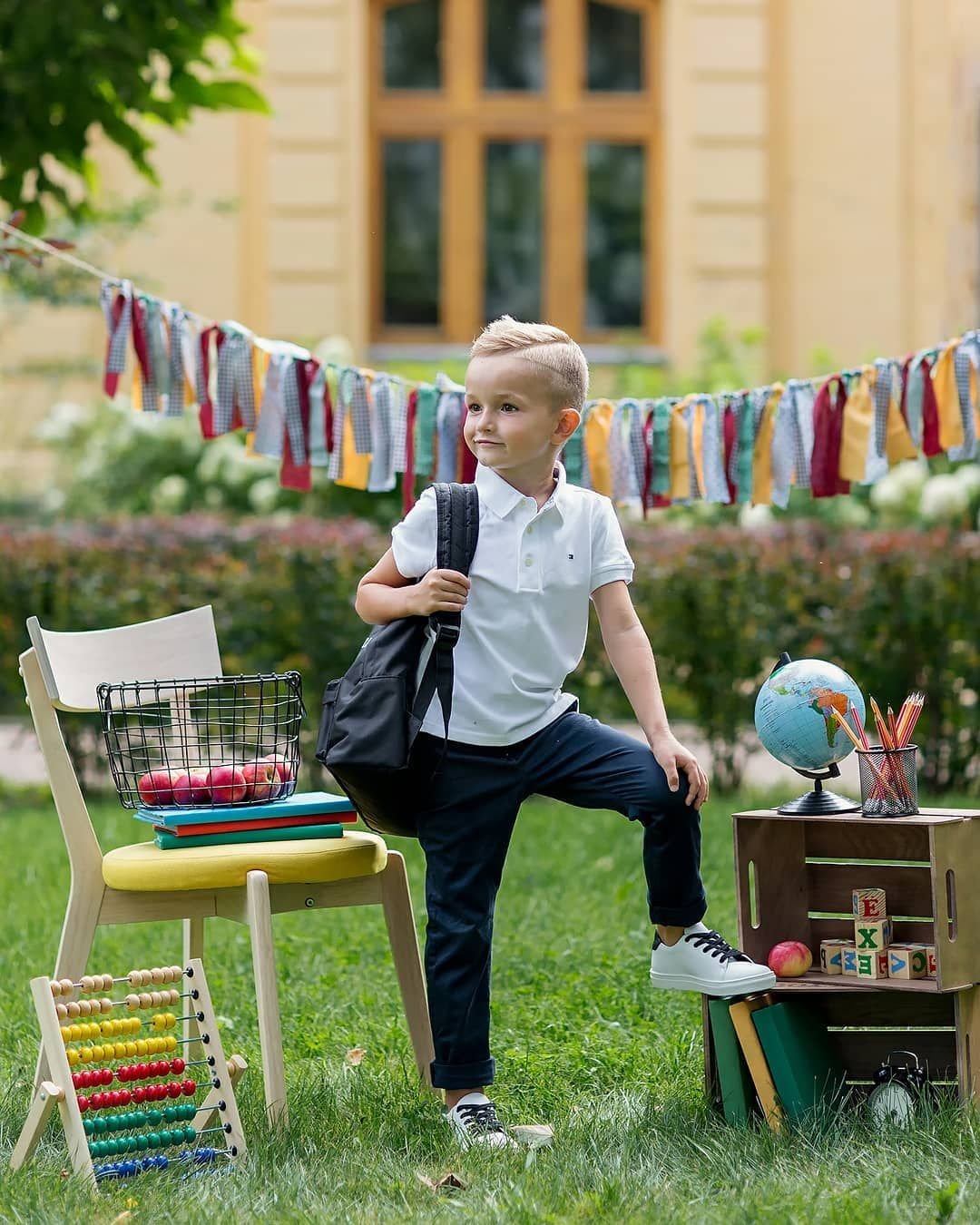 Фотосессия для первоклашек на улице