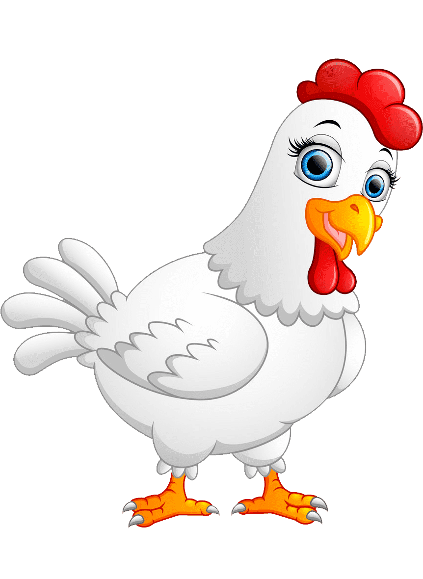 Курочки мультяшные