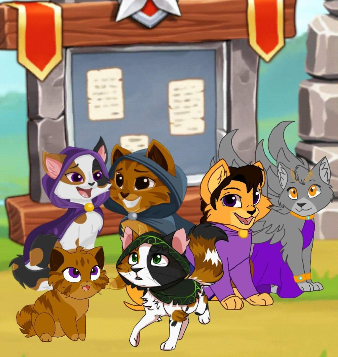 Кастл кэтс персонажи