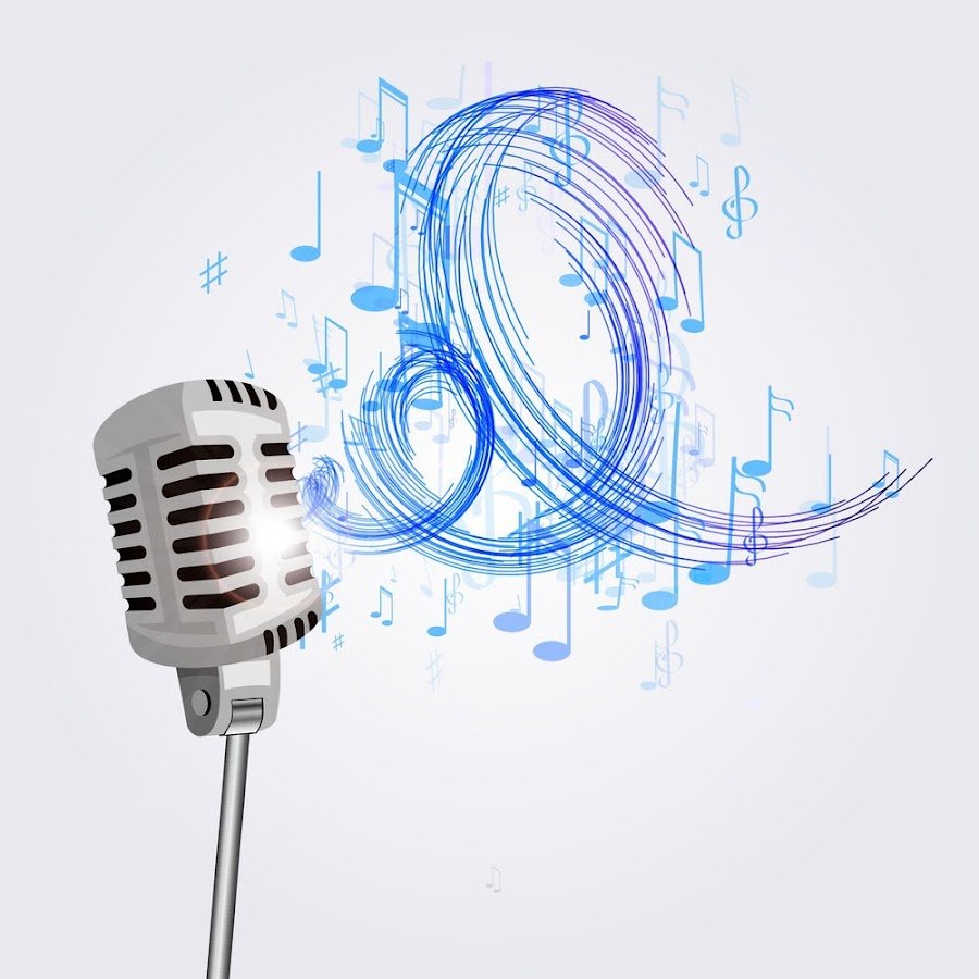 Микрофон Ноты рамка