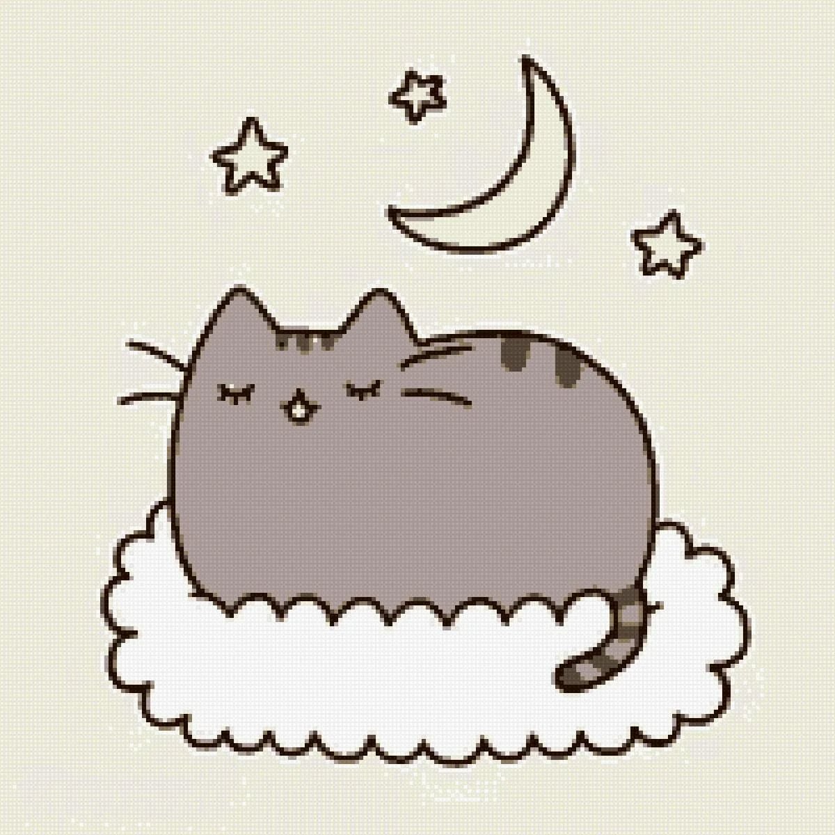 Кавай кот Пушин