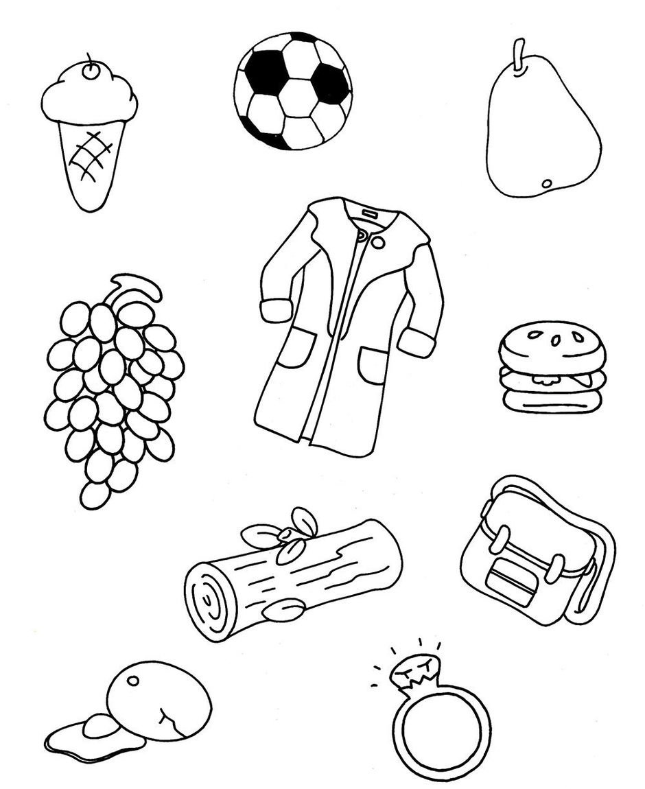 Съедобное несъедобное задания для малышей