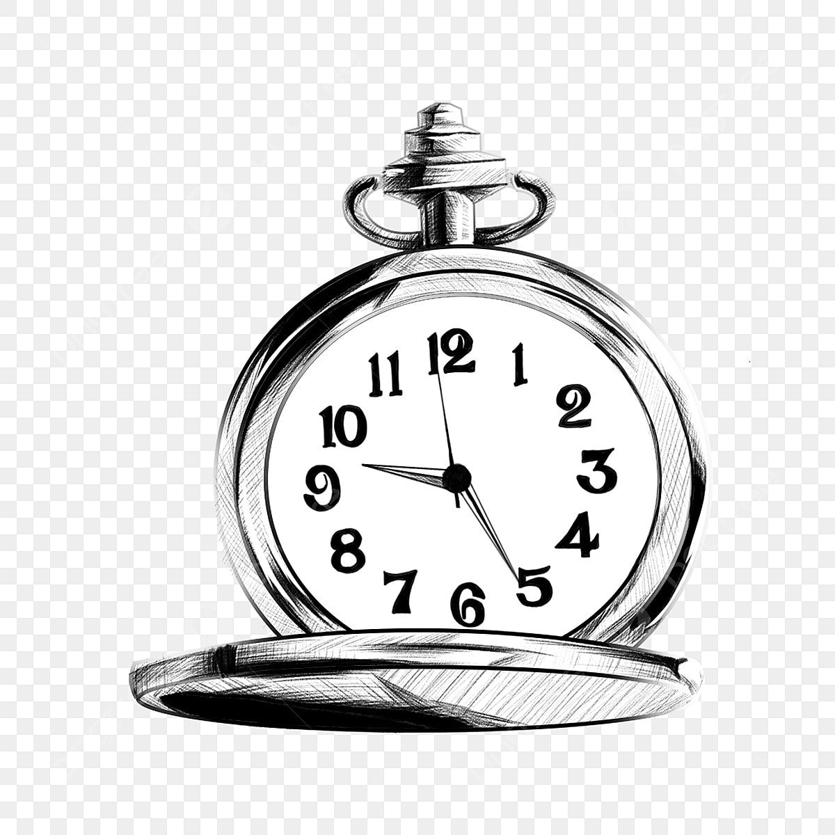 Будильник набросок