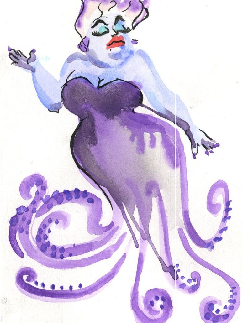 Дисней Русалочка Урсула