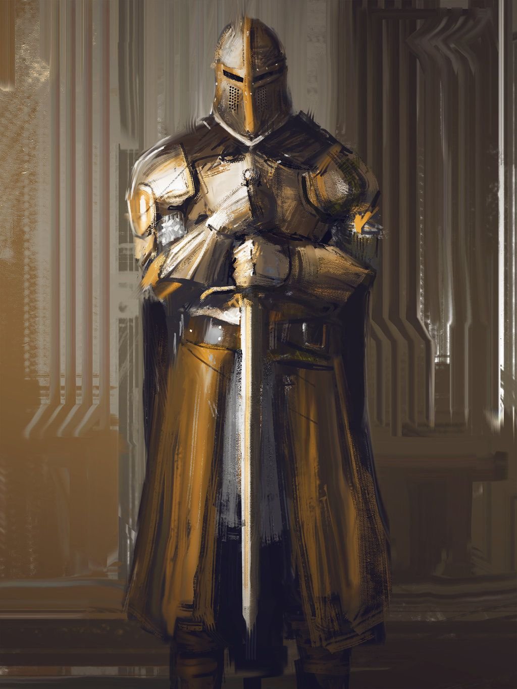 Рыцарь позднего средневековья арт
